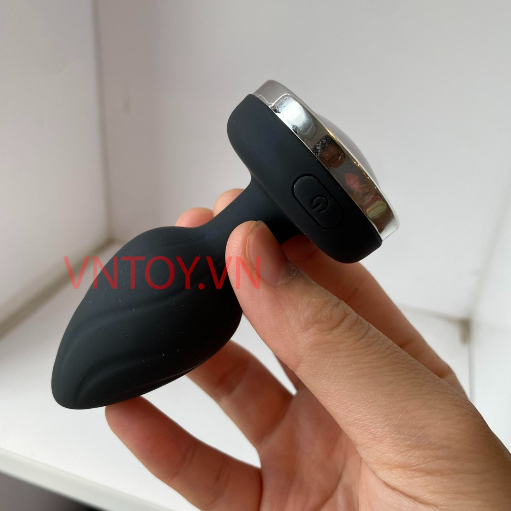 Plug hậu môn đèn LED Silicon điều khiển từ xa