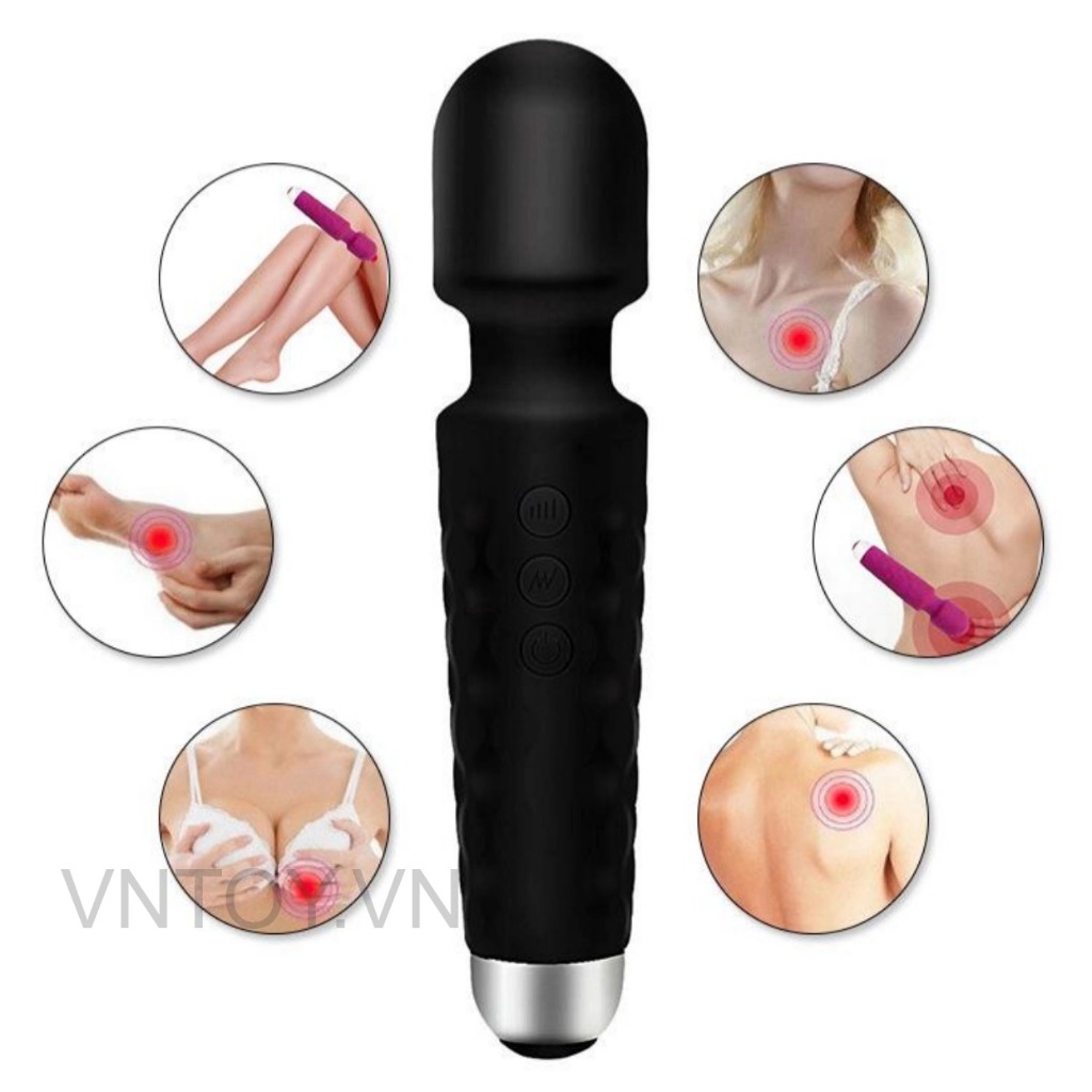 Chày rung cầm tay 20 chế độ rung đa năng sạc pin