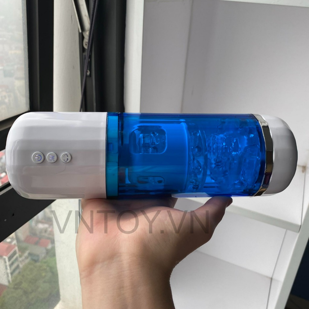 Máy thủ dâm xoay thut tự động trong suốt cao cấp