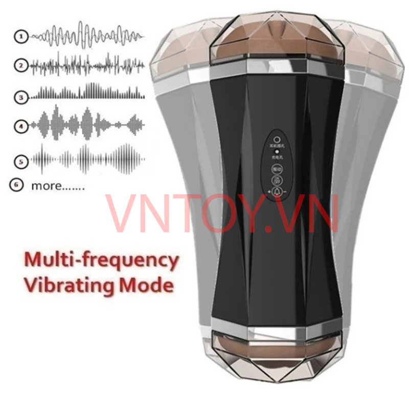 Âm đạo giả 2 đầu Jiuai rung rên tặng kèm tai nghe