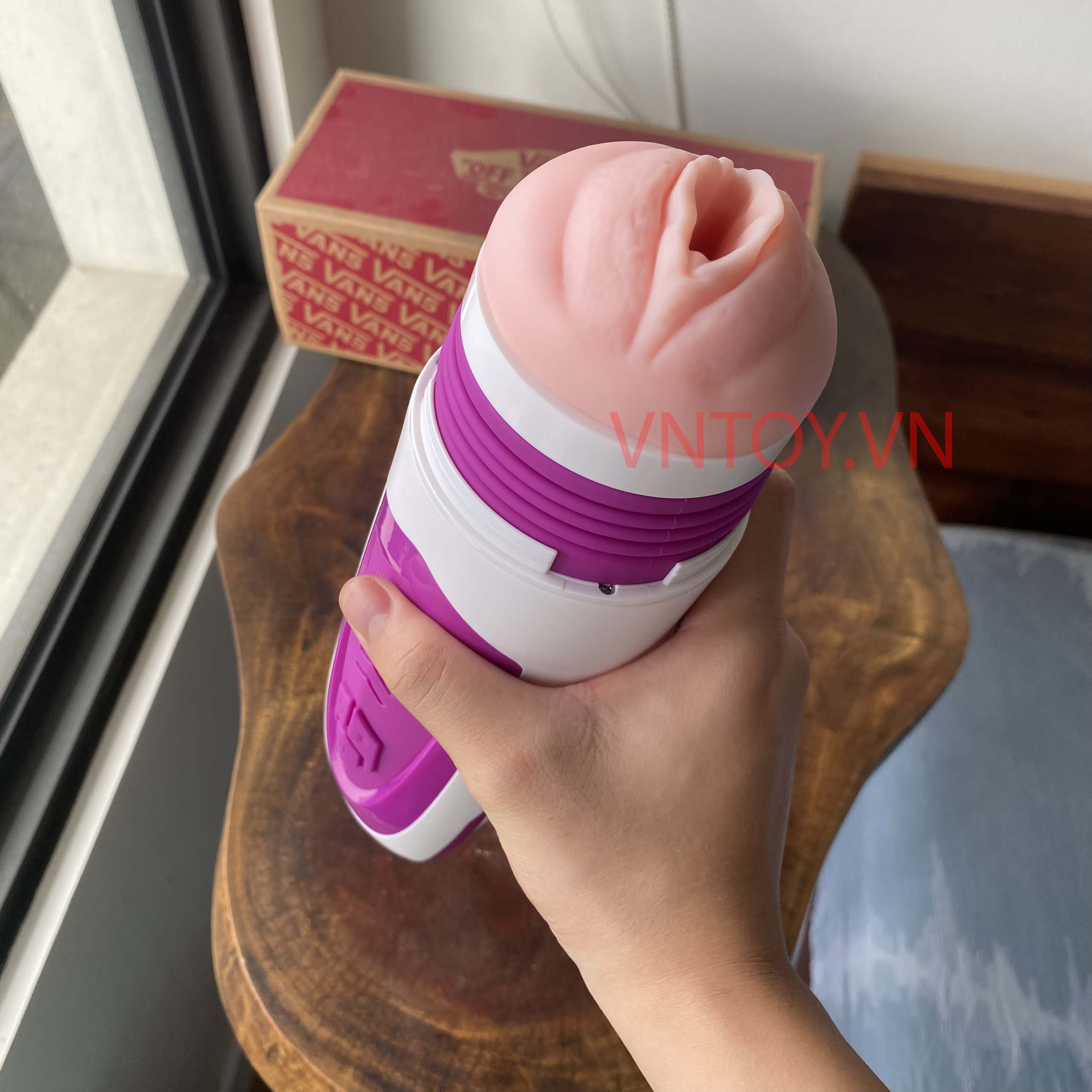 Âm đạo giả Dibe Ferrady tự động rung thụt tỏa nhiệt rên la