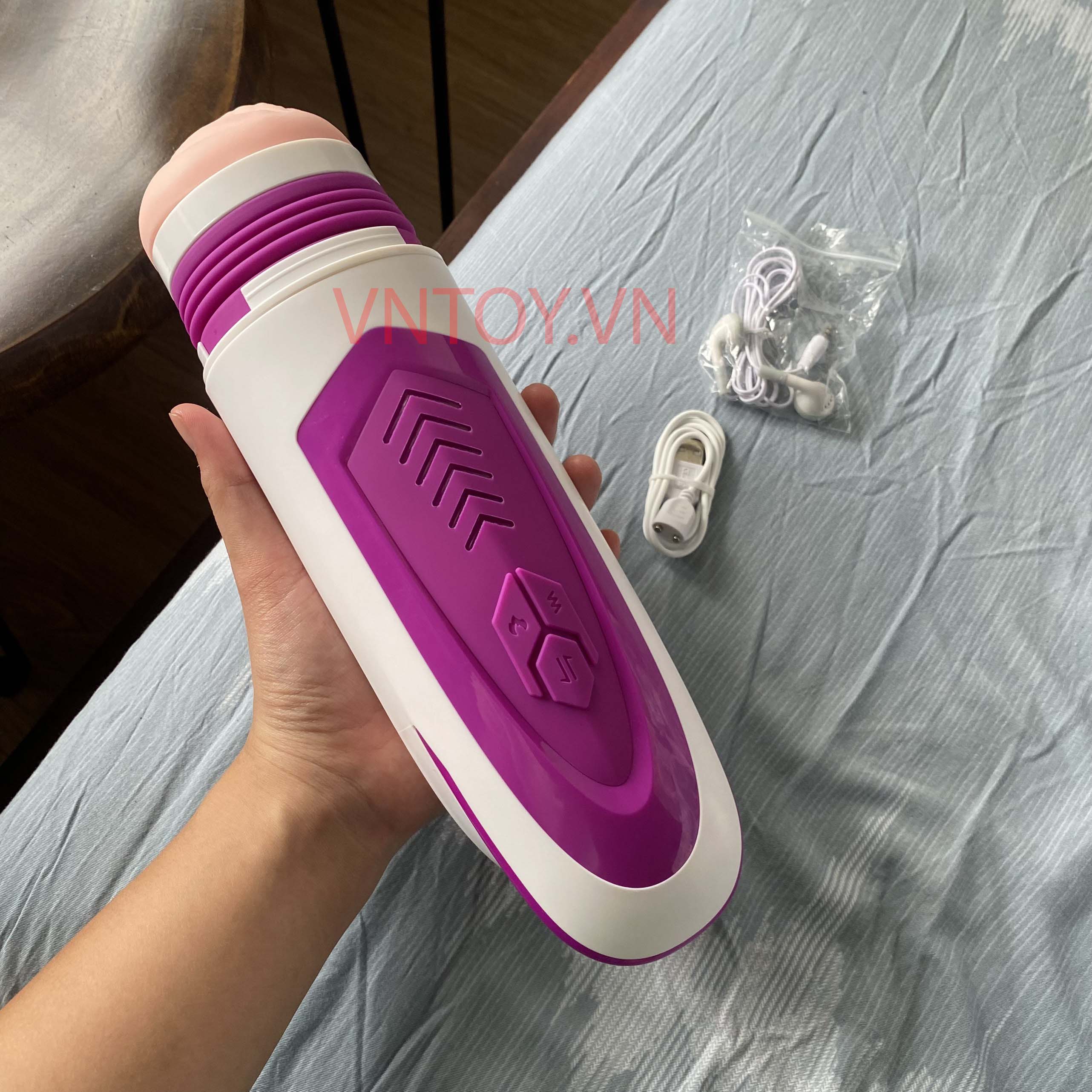 Âm đạo giả Dibe Ferrady tự động rung thụt tỏa nhiệt rên la