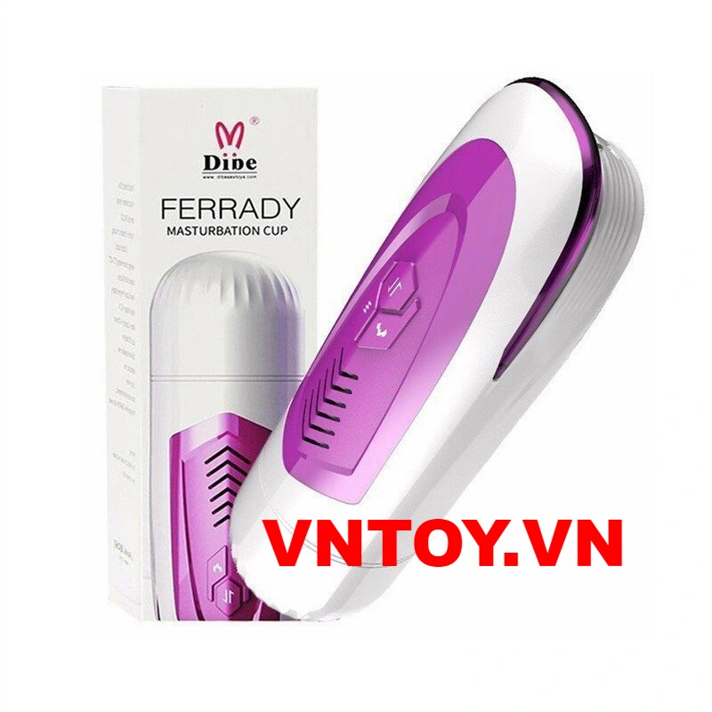 Âm đạo giả Dibe Ferrady tự động rung thụt tỏa nhiệt rên la