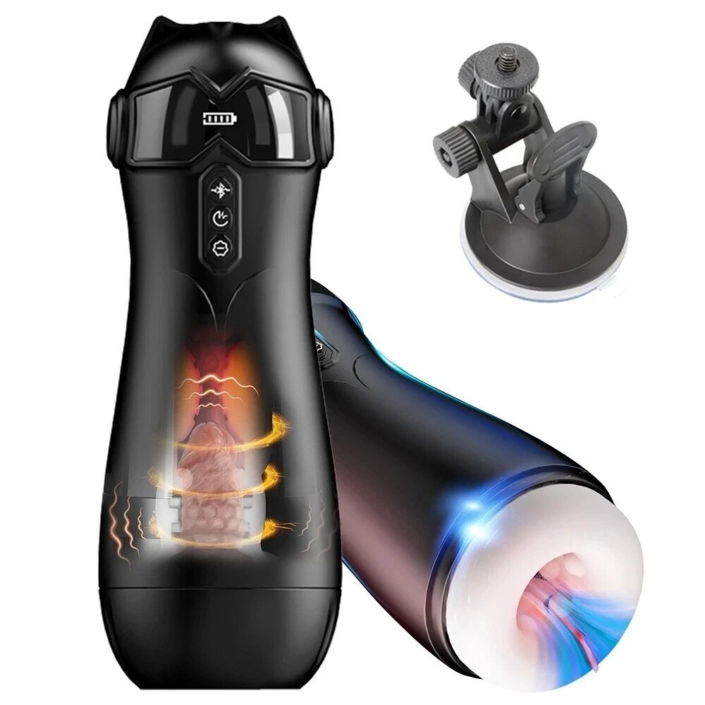 Âm Đạo Giả Gắn Tường Secret Cat Kết Nối Bluetooth Rung Rên