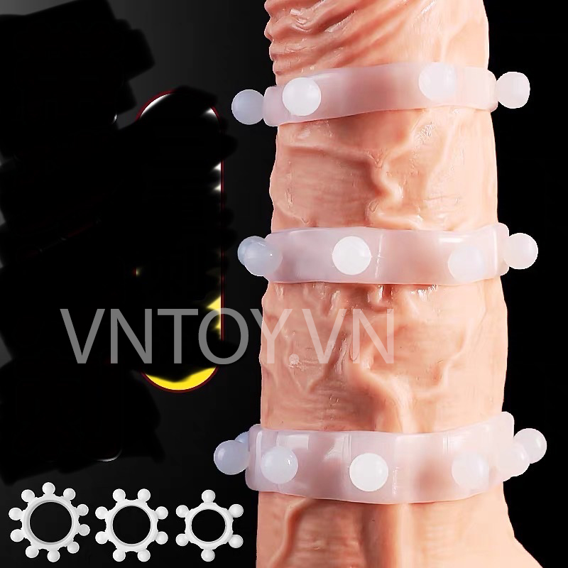 Vòng đeo dương vật bi gai đặc siêu kích thích