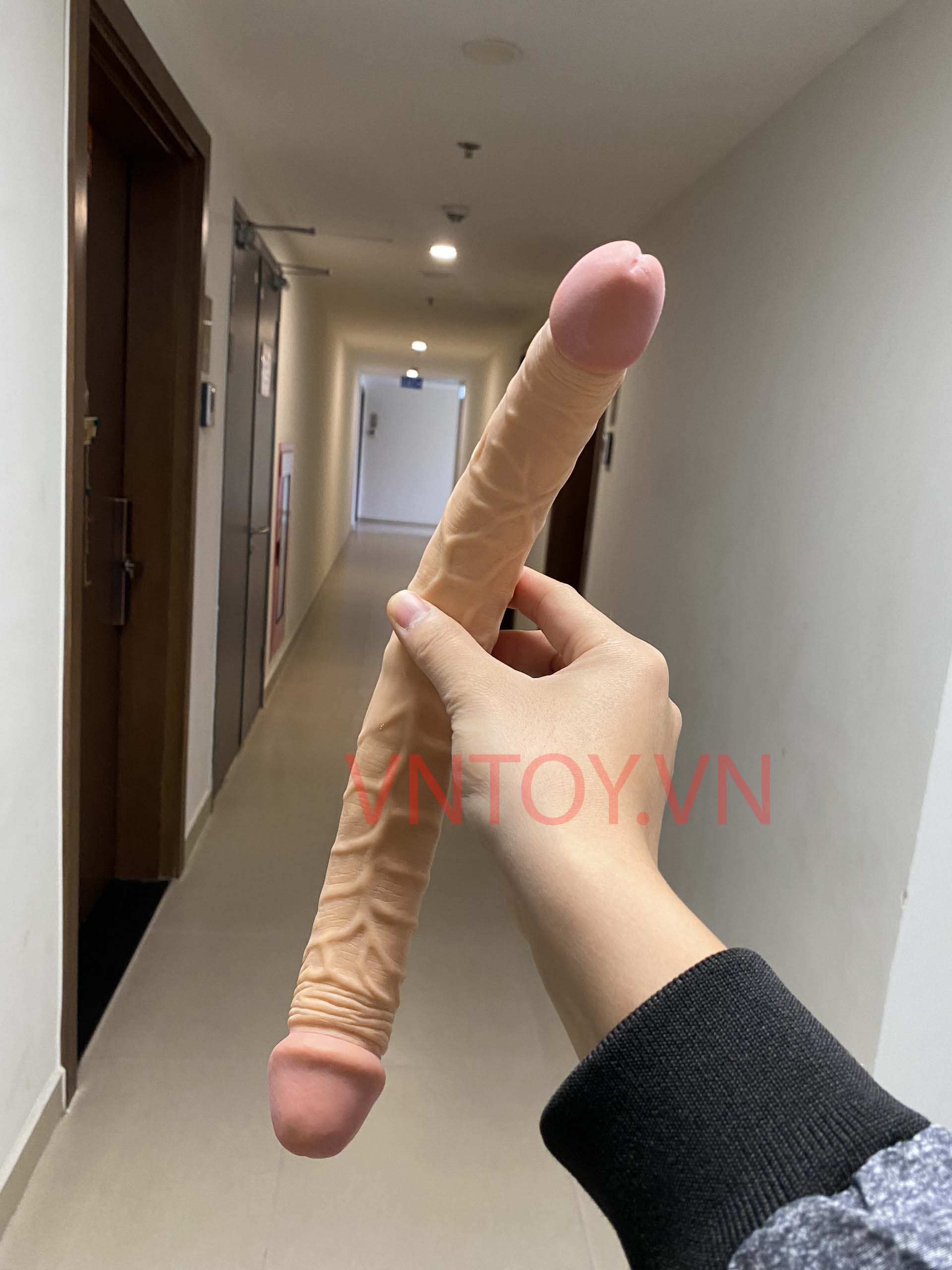 Dương vật giả 2 đầu dành cho Les cao cấp