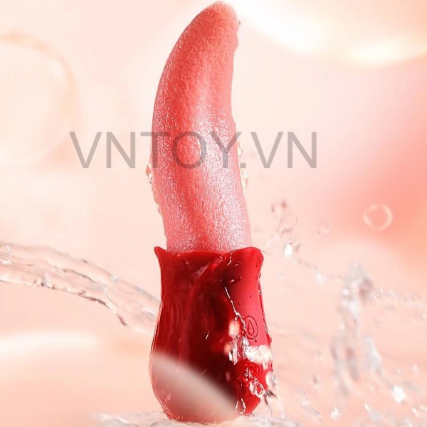 Lưỡi liếm âm đạo Silicon cảm giác như thật rung 12 chế độ