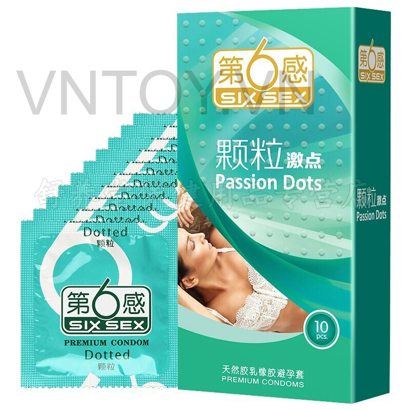 Bao cao su Six Sex chính hãng siêu mỏng băng hỏa gân gai