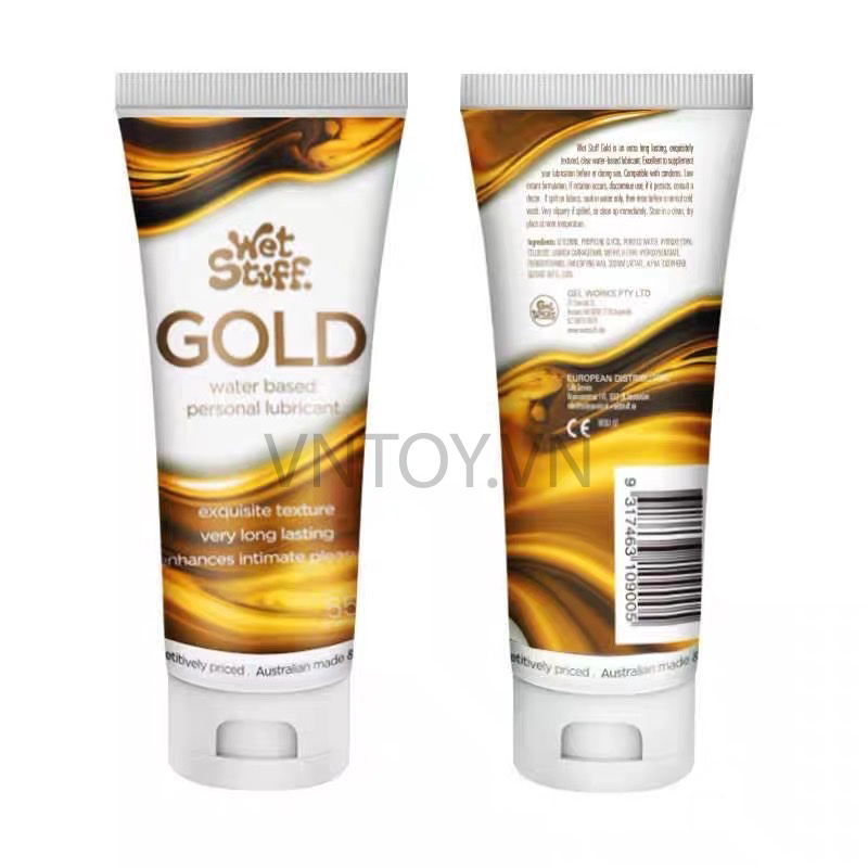 Gel bôi trơn Wet Stuff Gold Long Lasting tăng khoái cảm nữ
