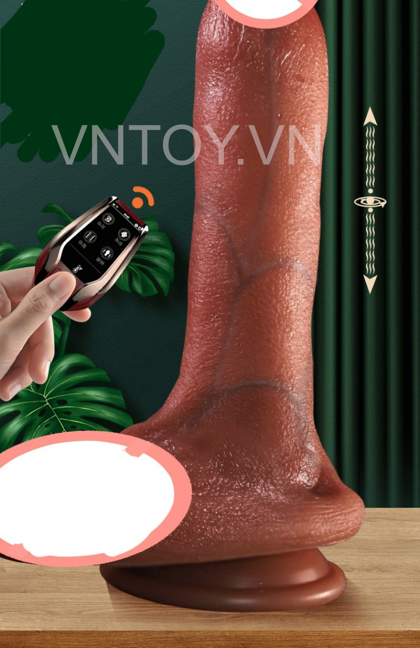 Dương vật giả cao cấp điều khiển từ xa phong cách châu Mỹ