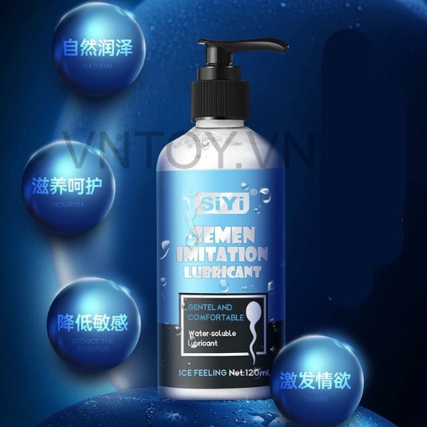 Gel bôi trơn tinh trùng nóng lạnh Siyi chính hãng lọ 120ml