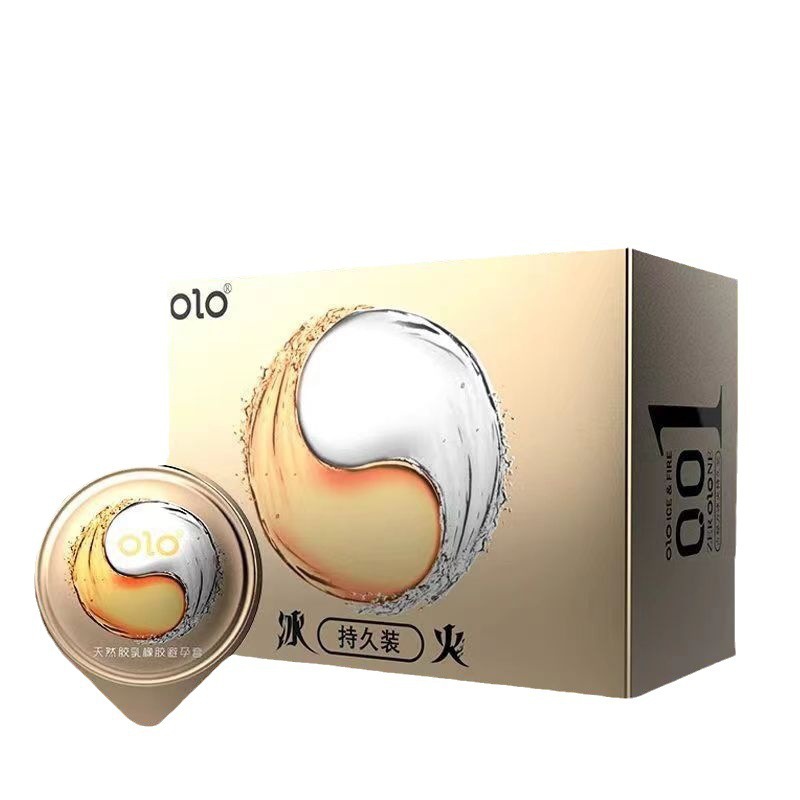 Bao Cao Su OLO Ice & Fire 001 Siêu Mỏng Hiệu Ứng Băng Lửa