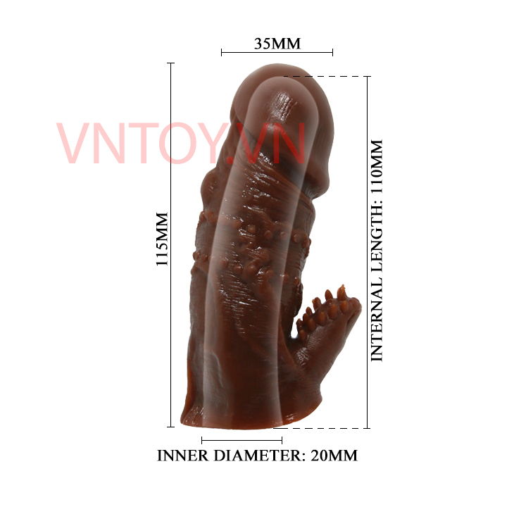 Bao cao su đôn dên châu Phi da đen rẽ nhánh Baile