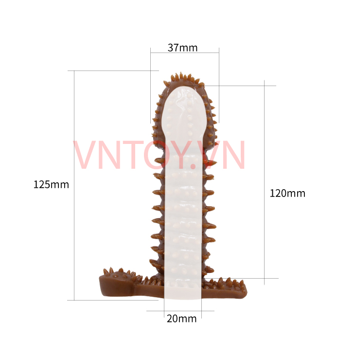 Bao cao su đôn dên châu Phi da đen rẽ nhánh Baile
