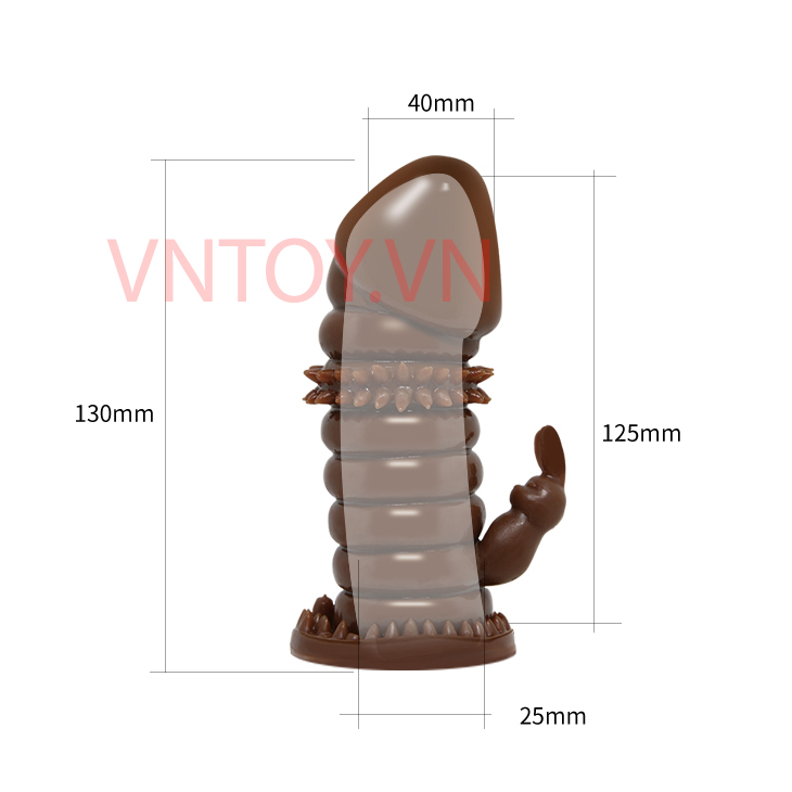 Bao cao su đôn dên châu Phi da đen rẽ nhánh Baile