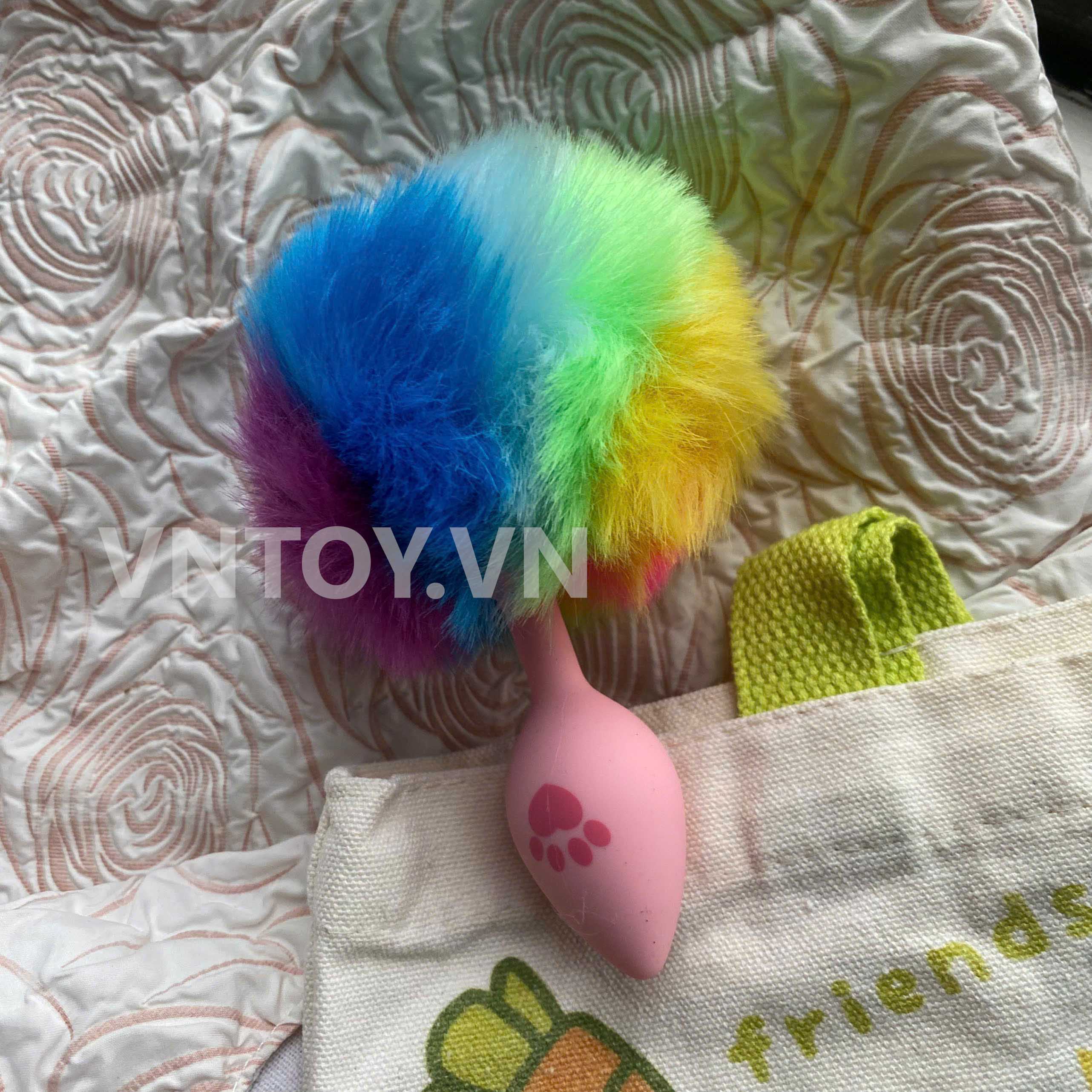 Butt plug cosplay đuôi thú nhiều màu cho cặp đôi