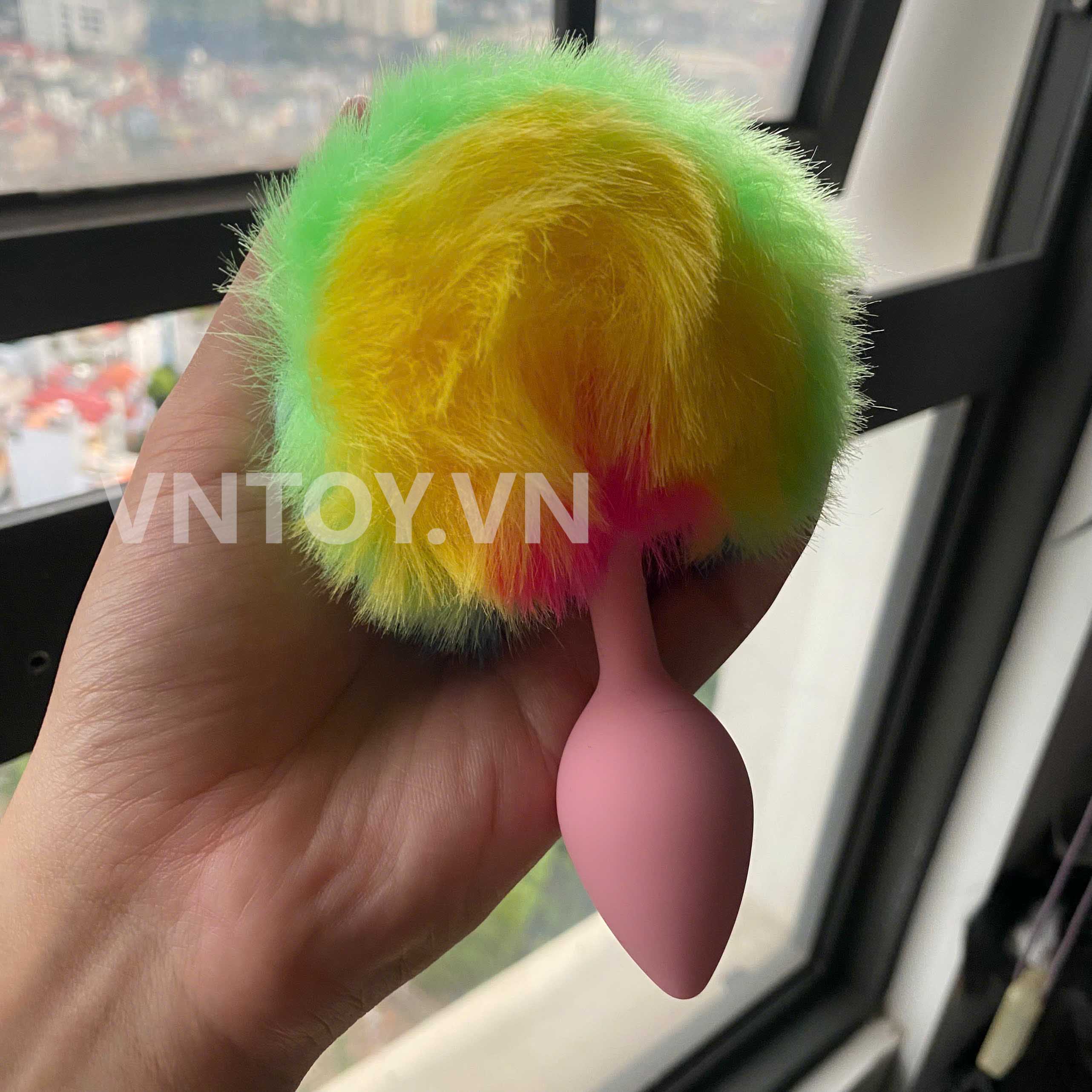 Butt plug cosplay đuôi thú nhiều màu cho cặp đôi