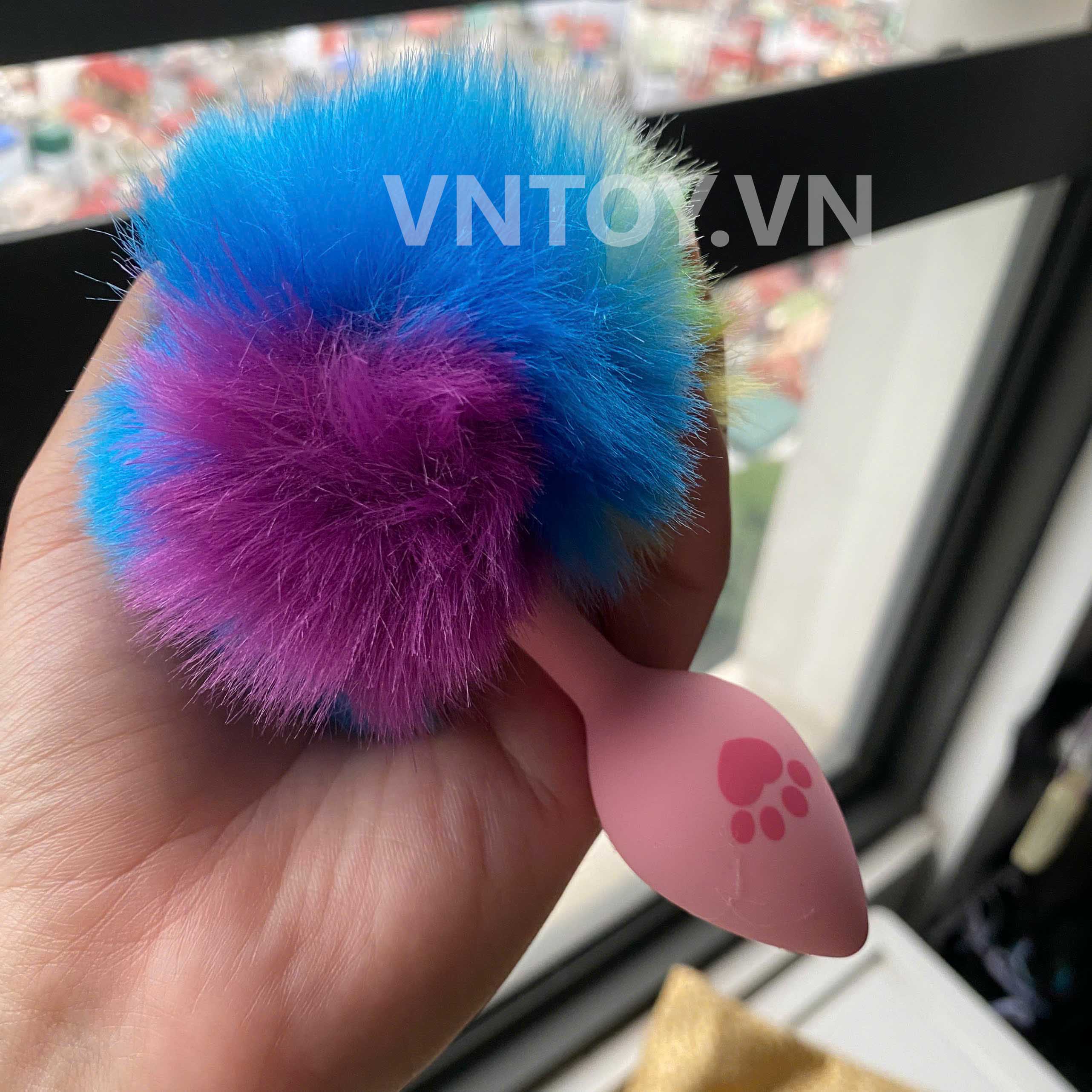 Butt plug cosplay đuôi thú nhiều màu cho cặp đôi