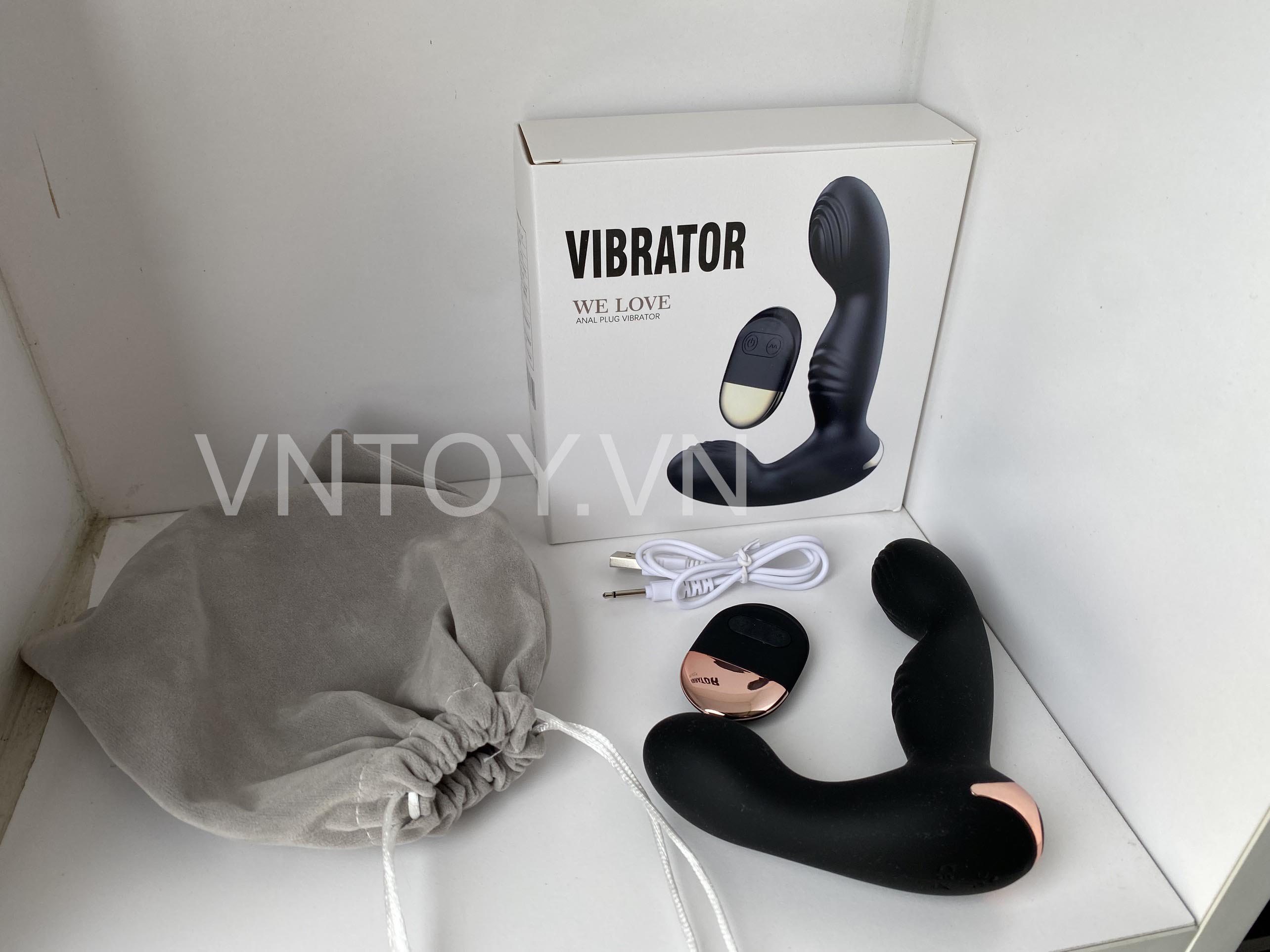 Máy rung hậu môn gắn quần lót điều khiển từ xa