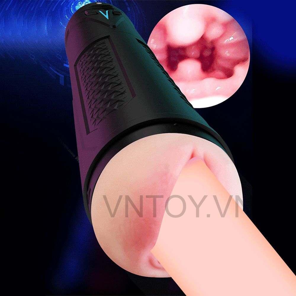 Cốc thủ dâm bú hút tự động rung cao cấp Suction Pump Power Up