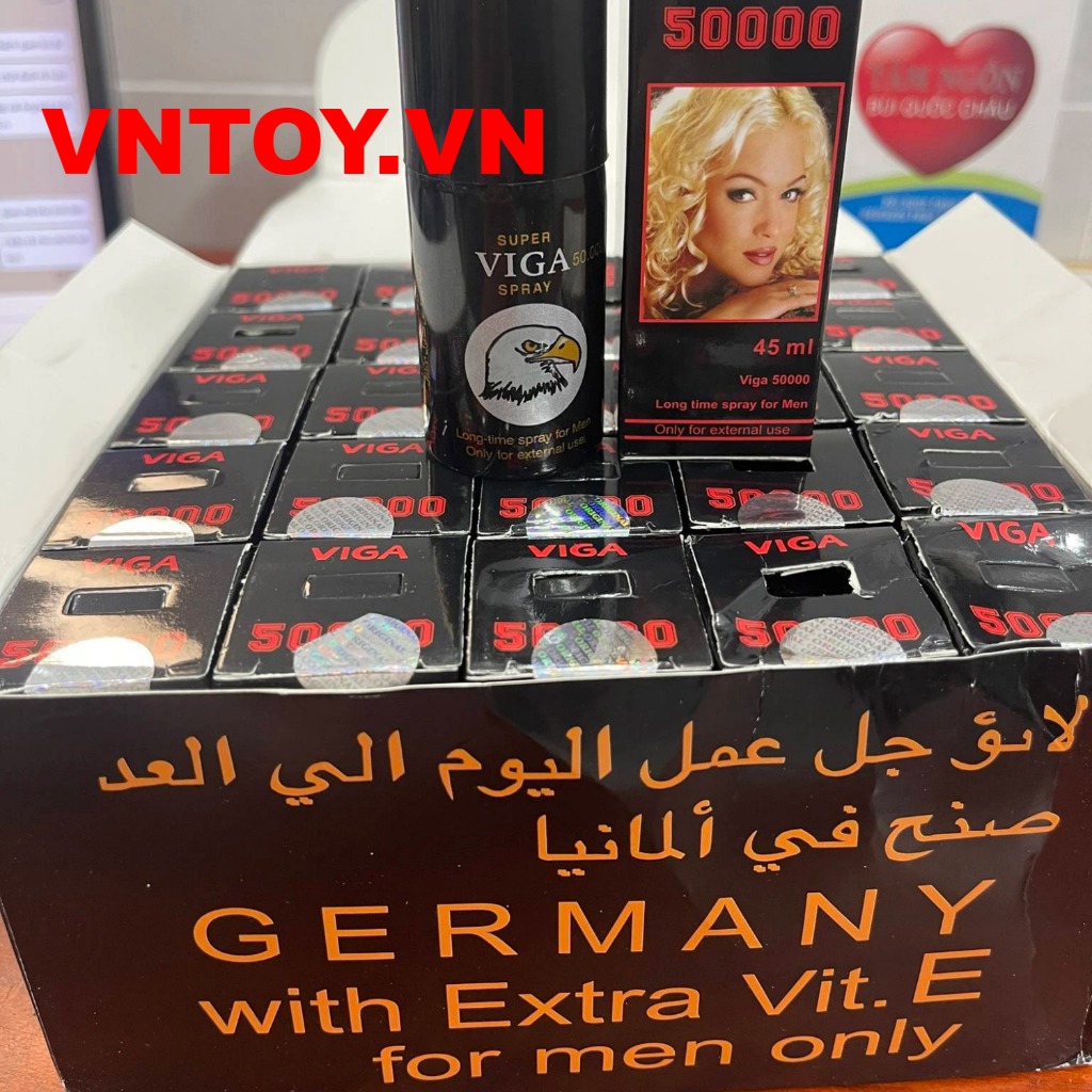 Chai xịt chống xuất tinh sớm Viga 50000 chính hãng của Đức