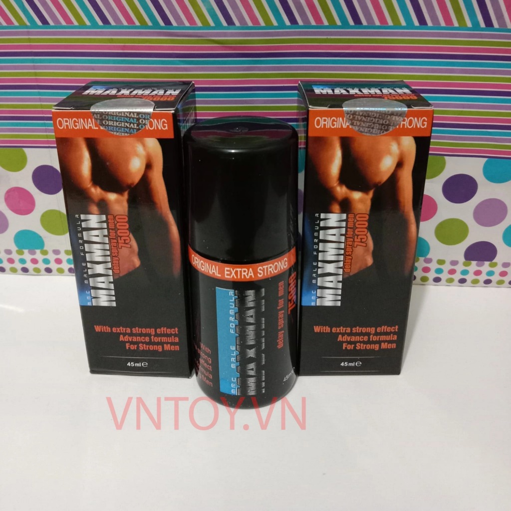 Chai xịt kéo dài thời gian quan hệ Maxman 75000 thương hiệu Đức