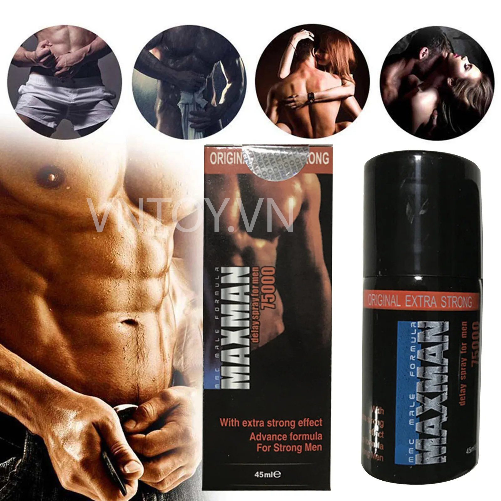 Chai xịt kéo dài thời gian quan hệ Maxman 75000 thương hiệu Đức