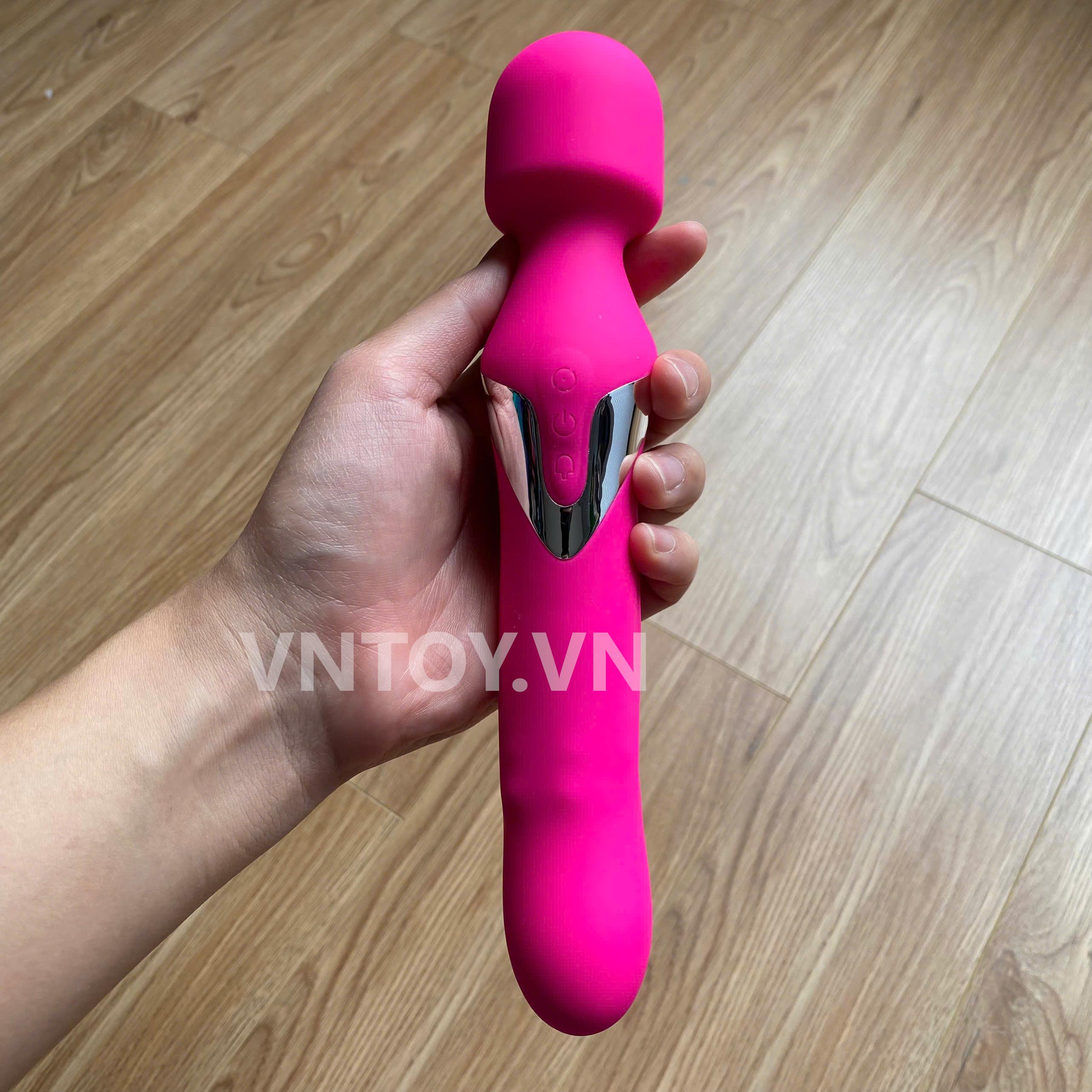 Chày rung 2 đầu xoay ngoáy vòng bi 360 độ siêu cấp