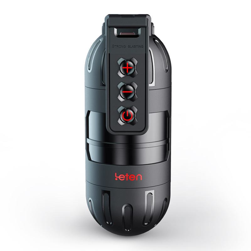 Cốc thủ dâm Leten Thunderstorm Grenade App Rung Đa Tần Hồng Khít