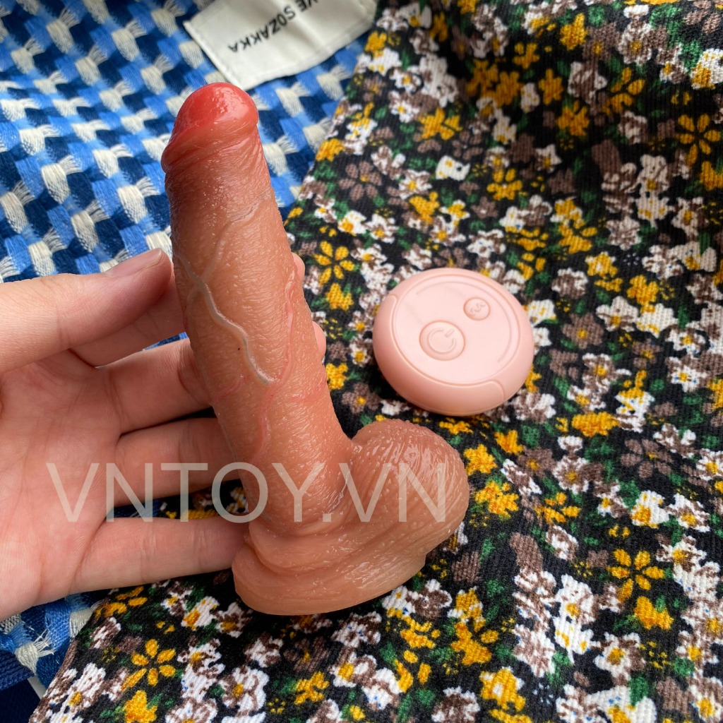 Dương vật giả điều khiển từ xa cỡ nhỏ Jiuai 10 chế độ rung