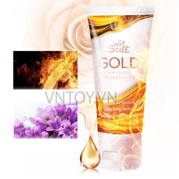 Gel bôi trơn Wet Stuff Gold Long Lasting tăng khoái cảm nữ