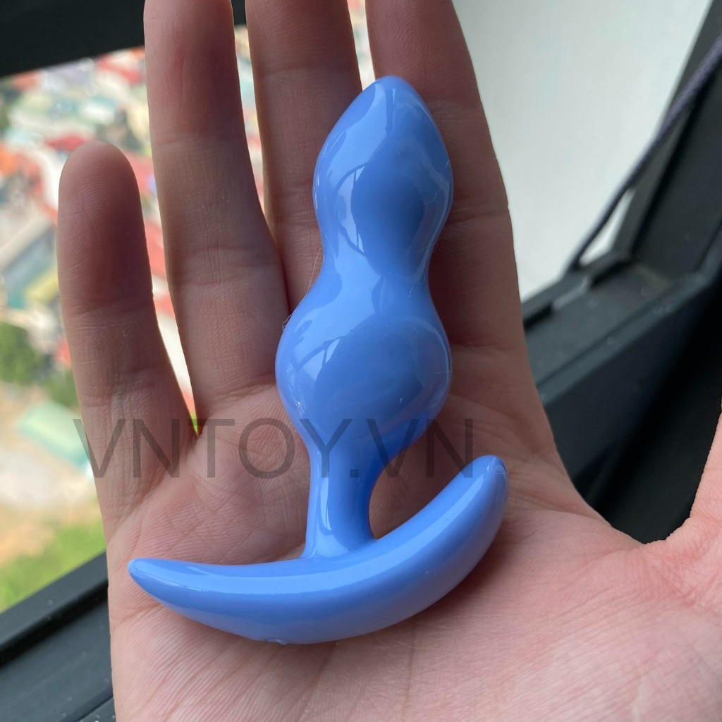 Phích cắm hậu môn Silicon TPE nhiều khúc