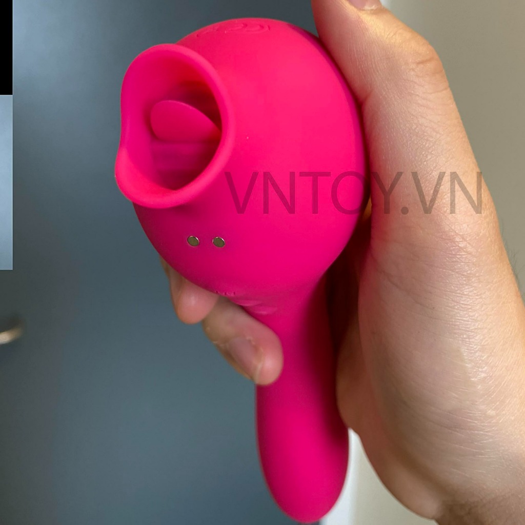 Máy rung liếm hút âm đạo cầm tay đa năng siêu cấp