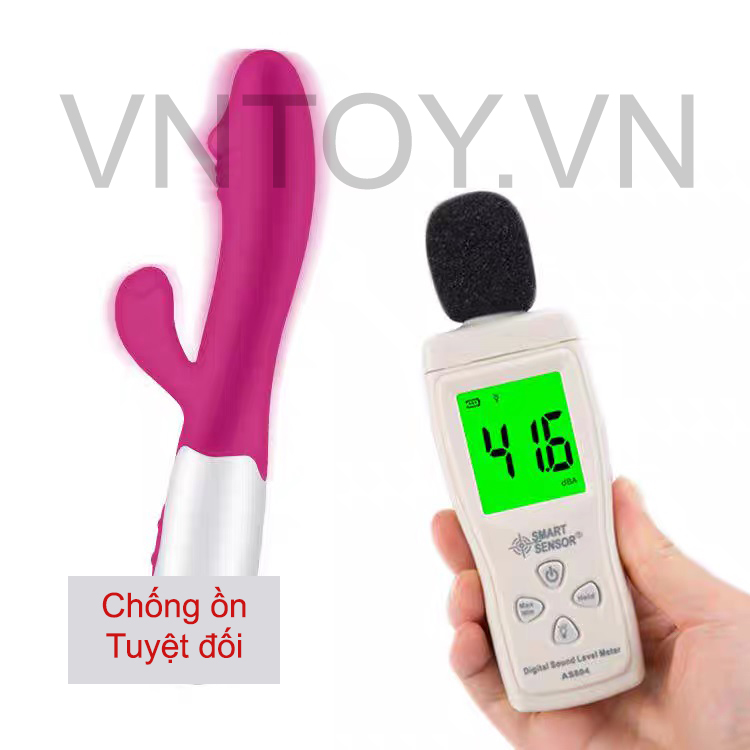 Dương vật giả rẽ nhánh rung 12 chế độ sạc pin