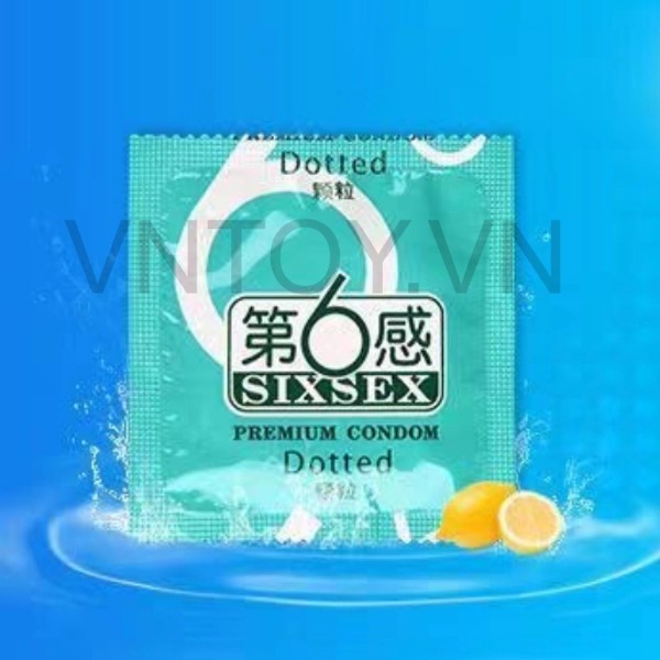 Bao cao su Six Sex chính hãng siêu mỏng băng hỏa gân gai