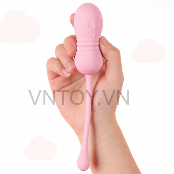 Trứng rung điều khiển từ xa rung thụt tự động cao cấp