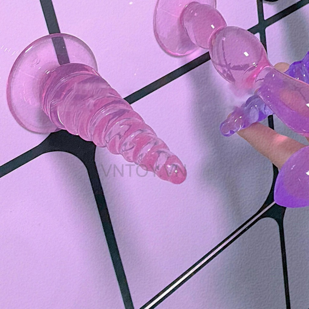 Phích cắm hậu môn hình xoắn ốc Plug Silicon