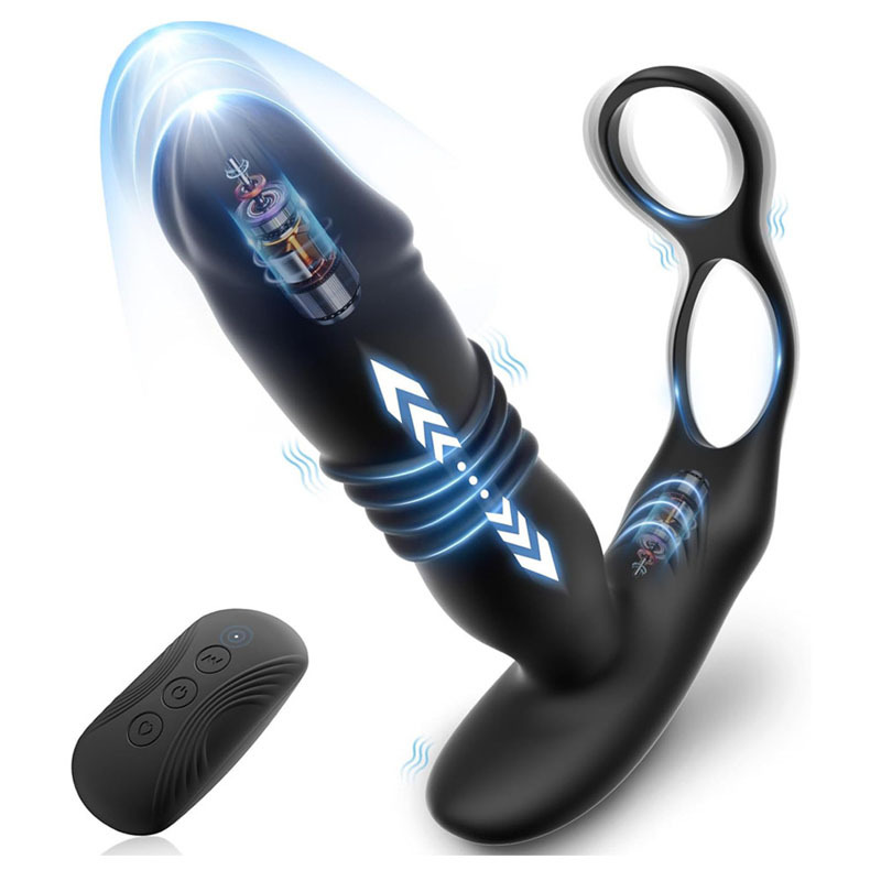 Dụng Cụ Massage Tuyến Tiền Liệt Rung Thụt Thông Minh 3-in-1