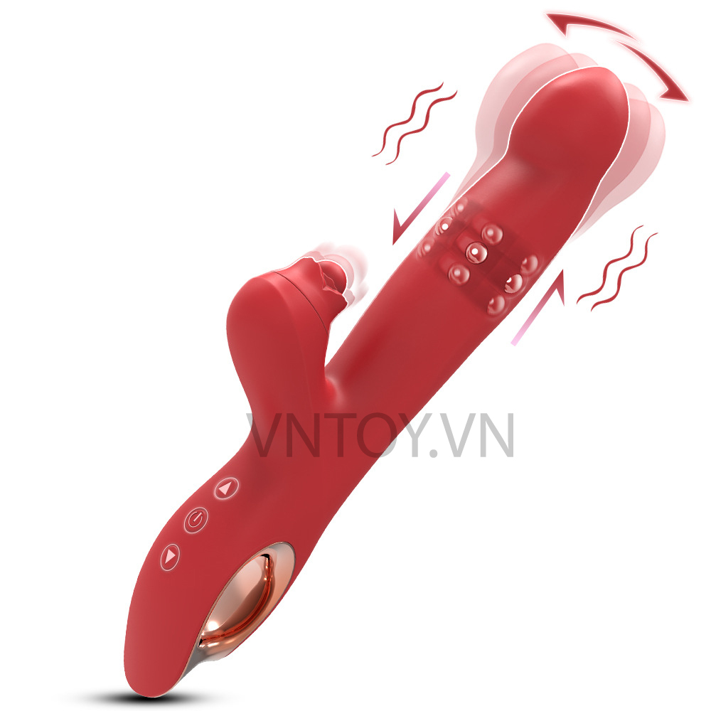 Dương vật giả cao cấp vòng bi rung móc bướm