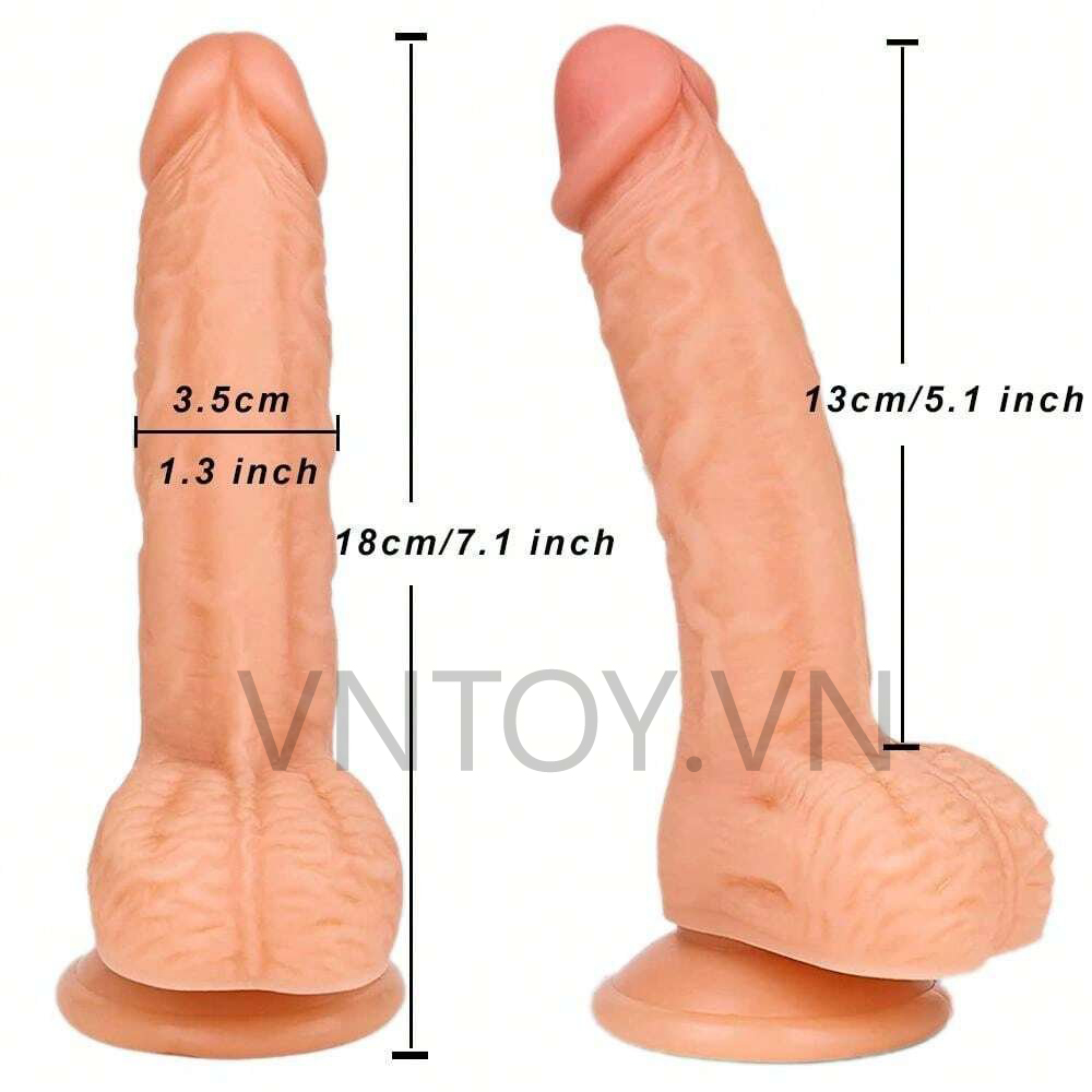 Dương vật giả cỡ lớn trắng hồng phong cách châu Âu