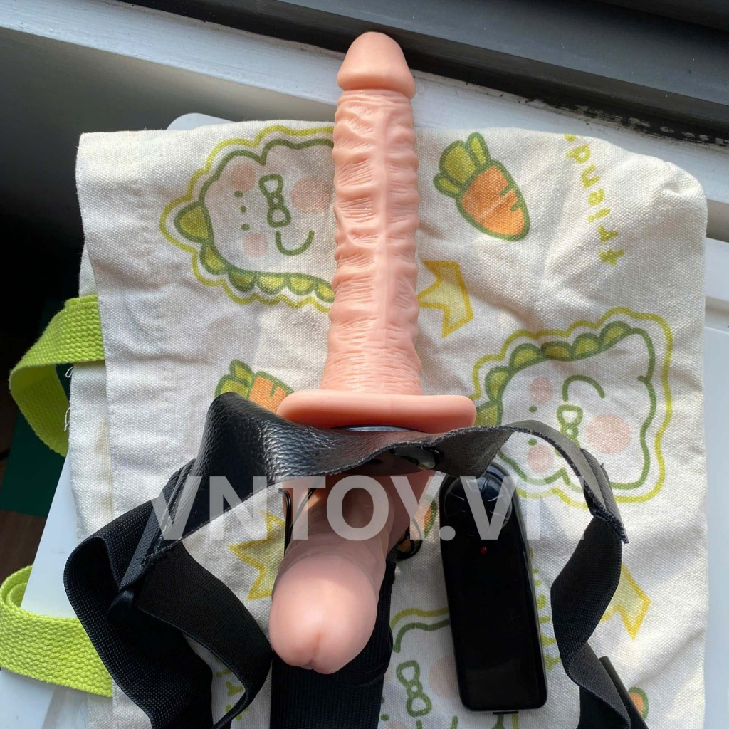 Dương vật giả đeo hông 2 đầu có rung – Double Strap-On Baile