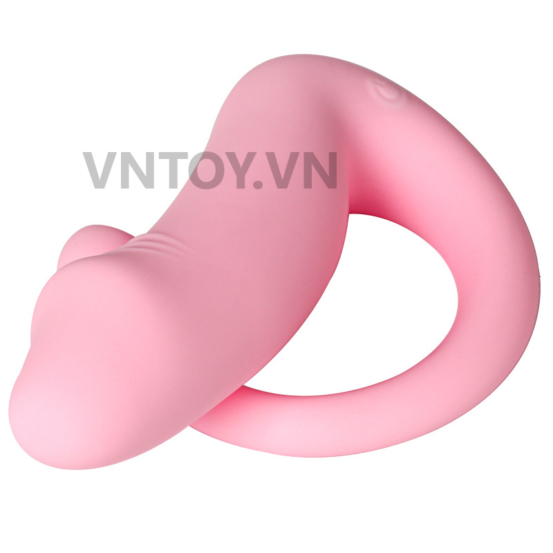 Dương vật giả điều khiển từ xa rung 2 nhánh thủ dâm nữ