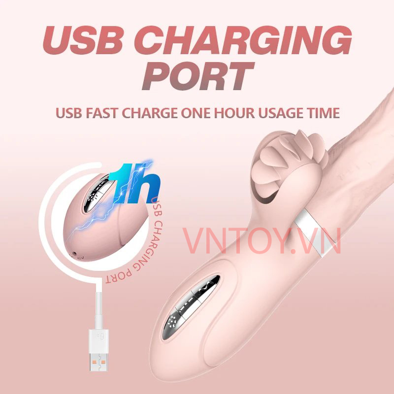 Dương vật giả Evo Mars thụt liếm sưởi ấm tự động