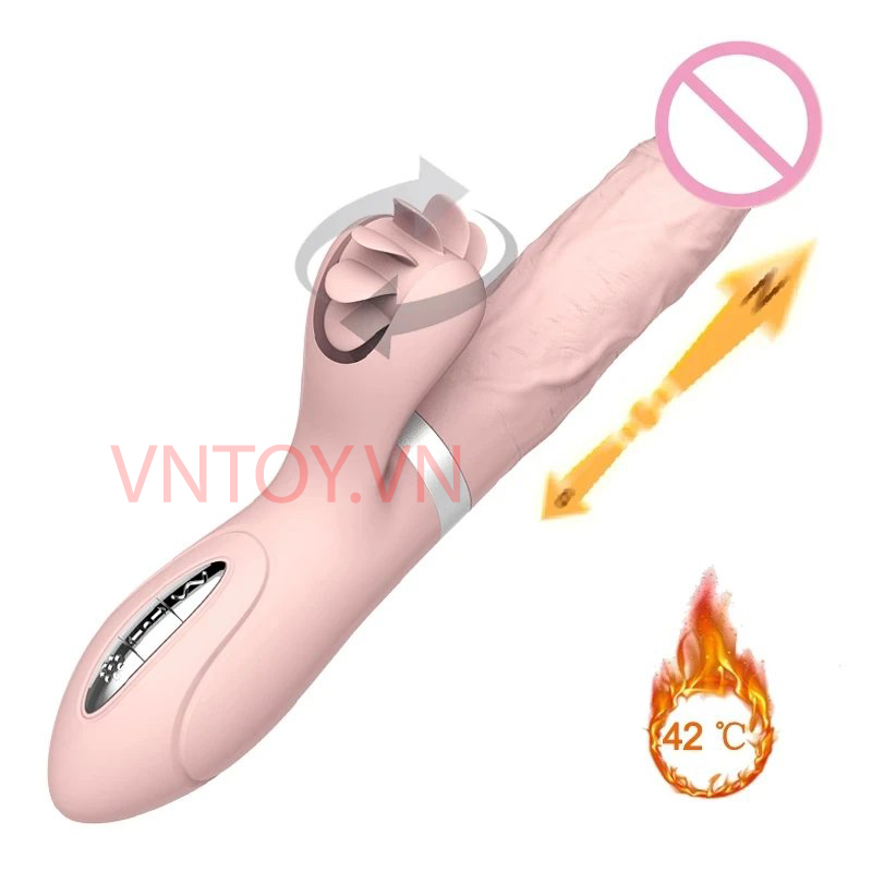 Dương vật giả Evo Mars thụt liếm sưởi ấm tự động