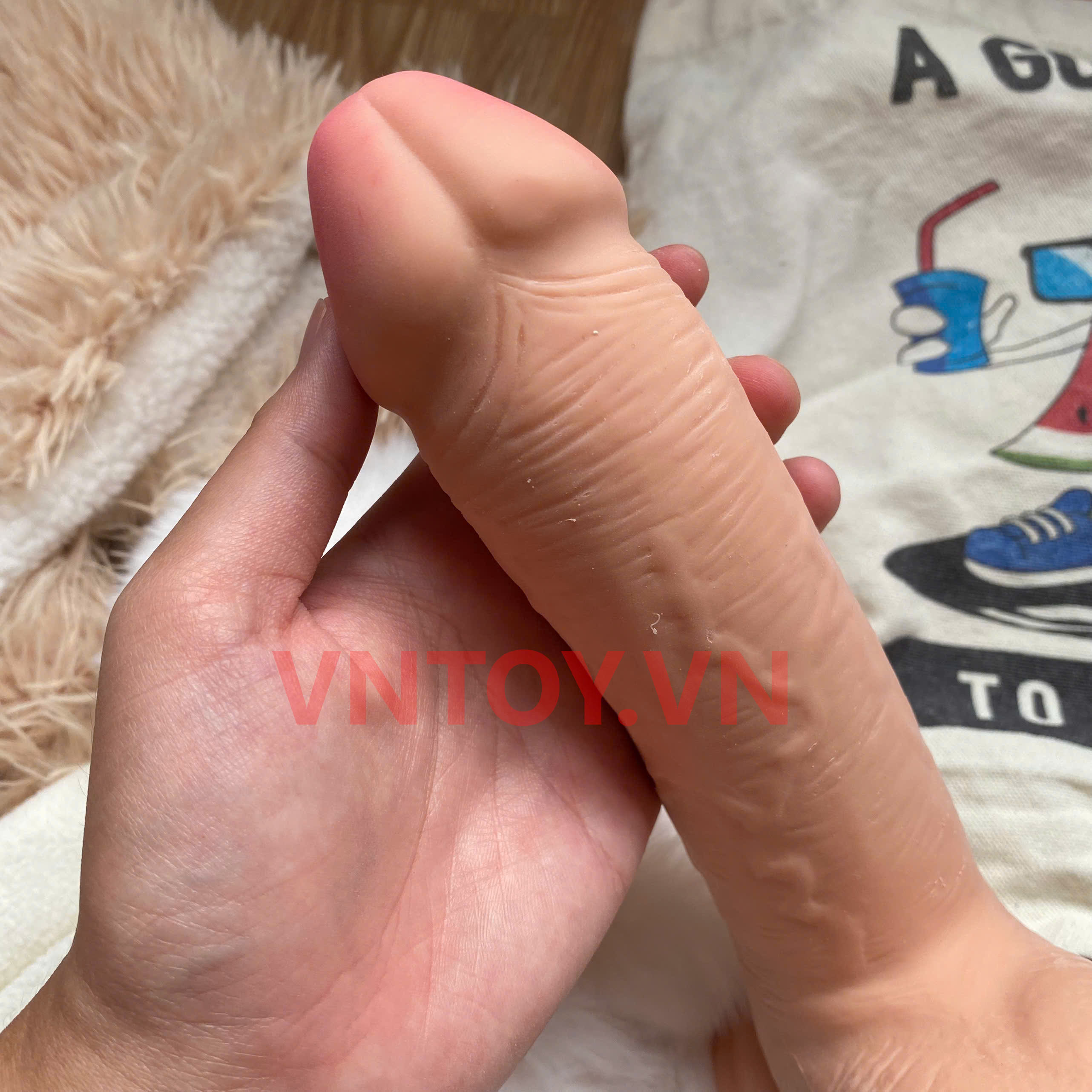 Dương Vật Giả Pretty Love 2 Lớp Trượt Da Size Khủng Cao Cấp