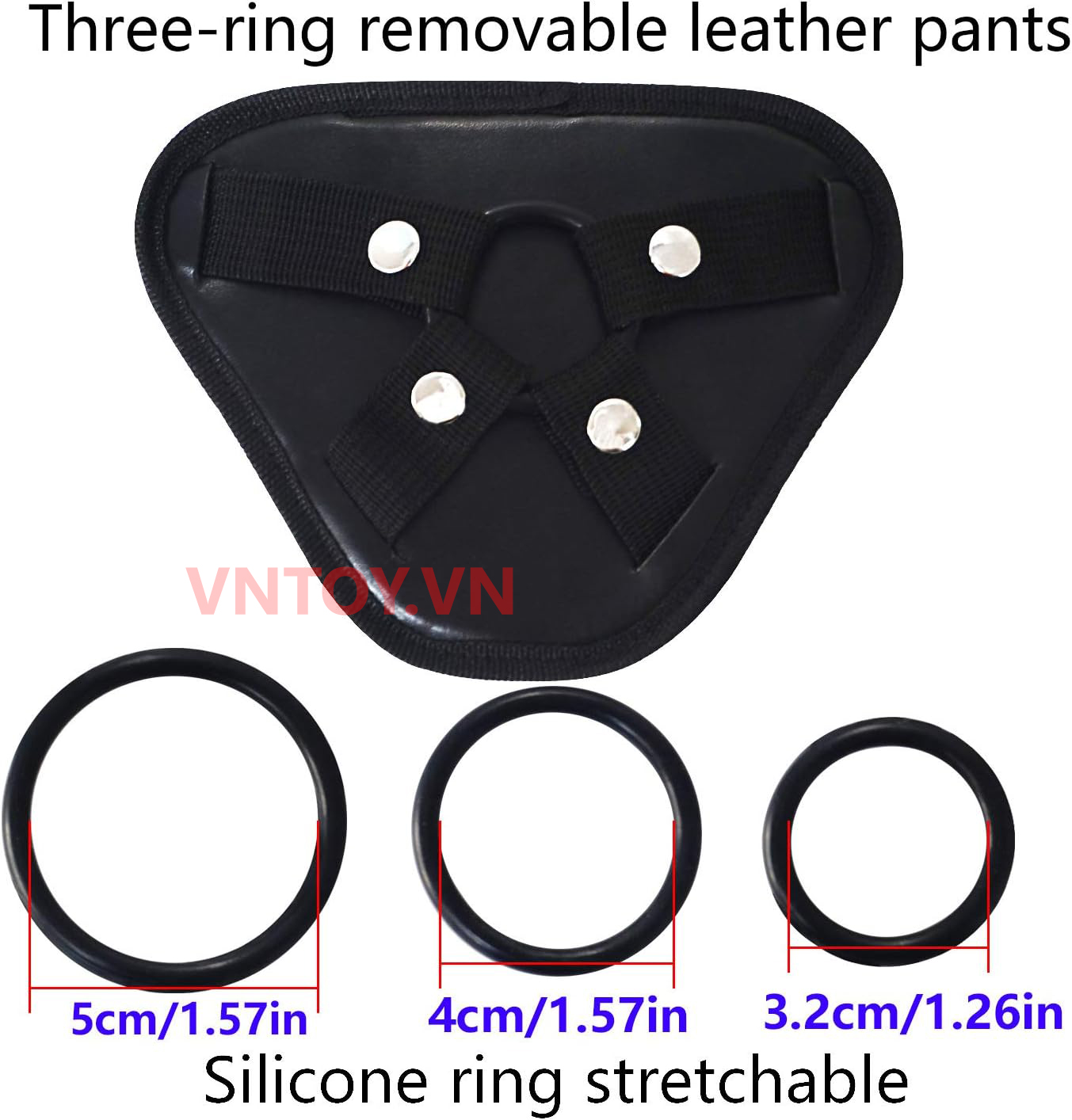 Dương vật giả silicon trong suốt có dây đeo kim tuyến dễ tháo lắp