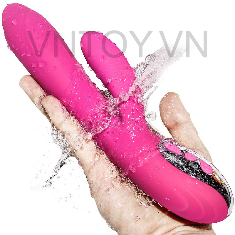 Thiết bị massage âm đạo cầm tay tỏa nhiệt Silicon cao cấp