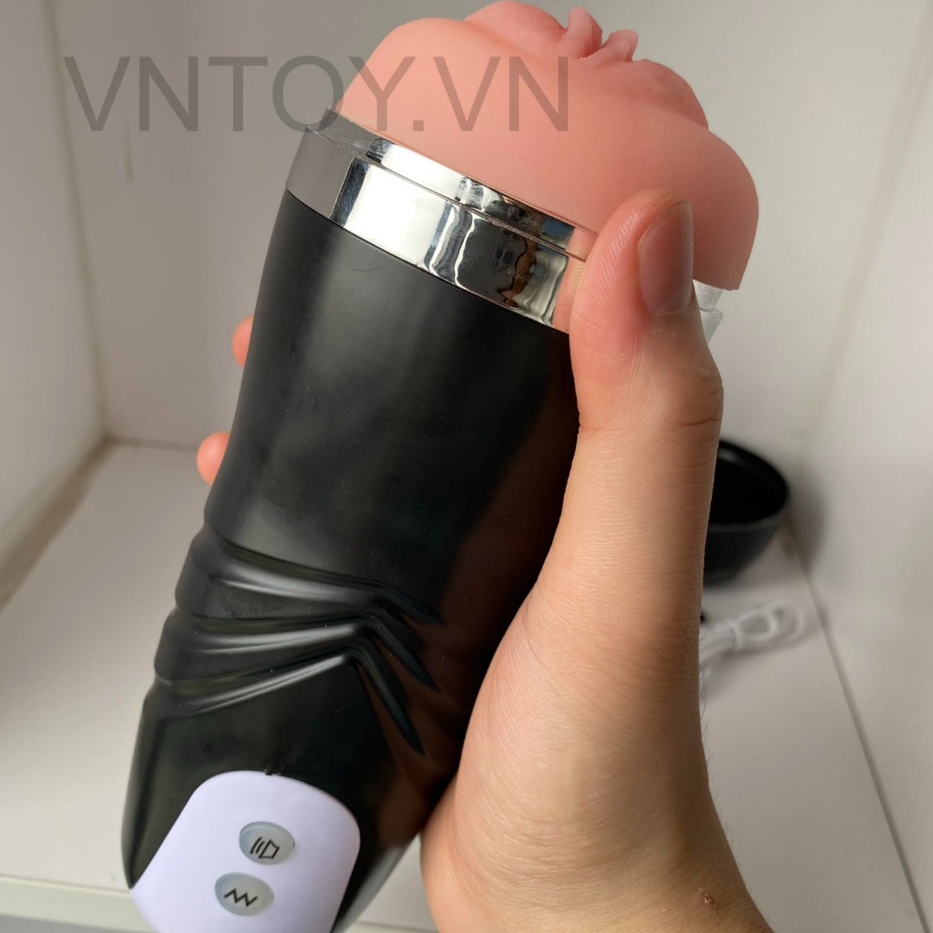 Cốc thủ dâm tự động rung rên âm thanh tặng tai nghe