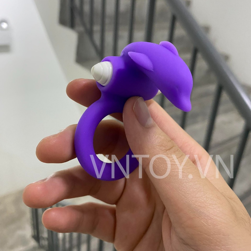 Vòng rung tình yêu cá heo Dolphin Cock Ring