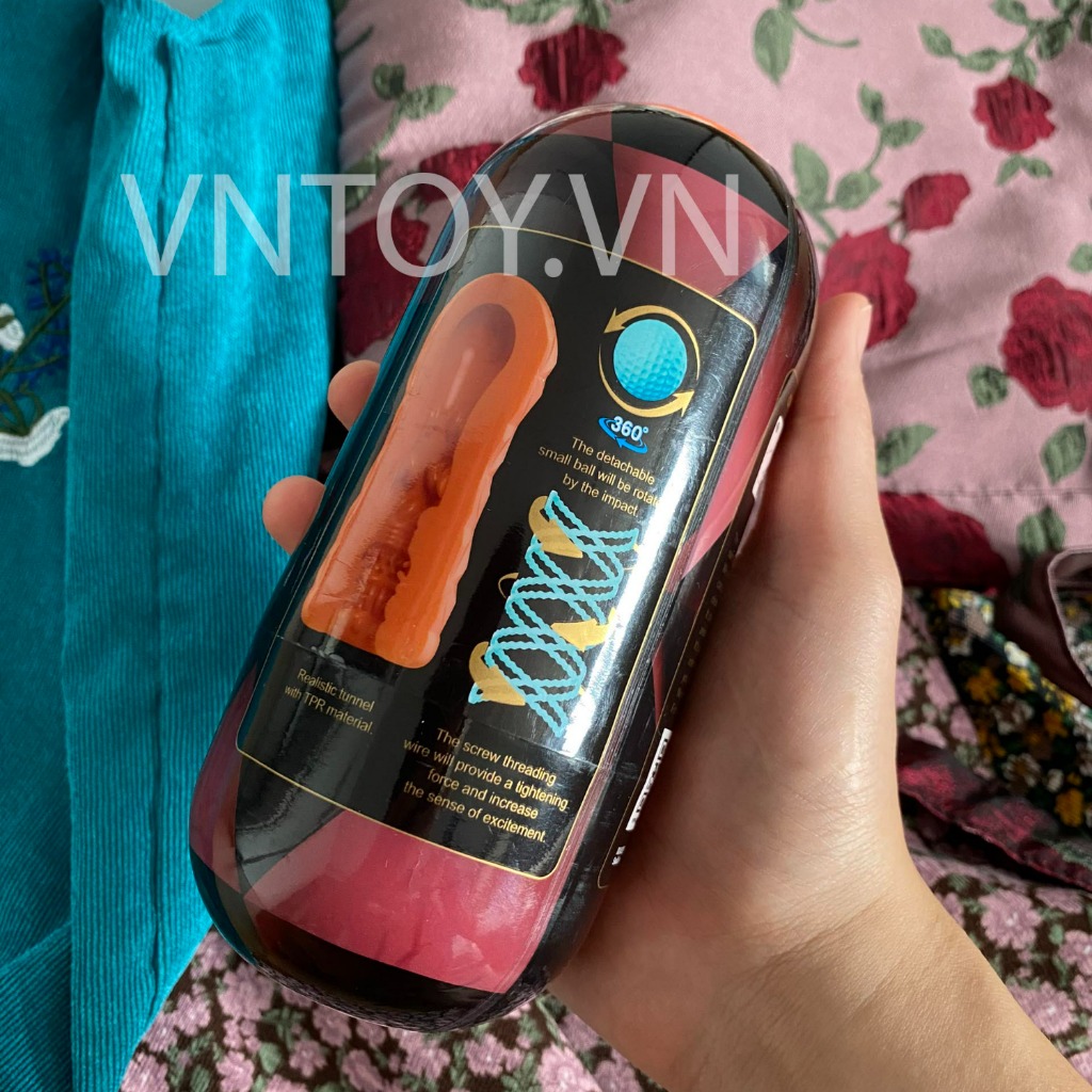 Cốc thủ dâm Pretty Love nâng cấp Silicon xoắn 360 độ